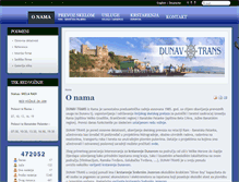 Tablet Screenshot of dunav-trans.com
